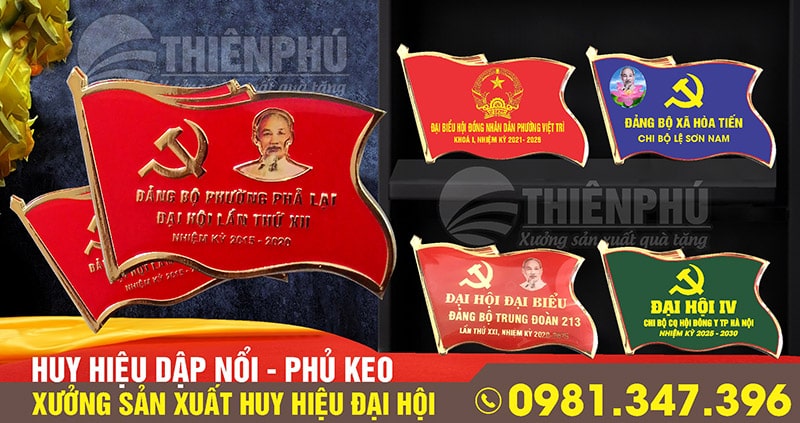 huy hiệu đại hội đảng