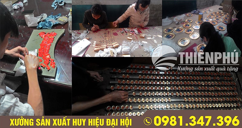xưởng sản xuất huy hiệu đại hội đảng in lấy ngay
